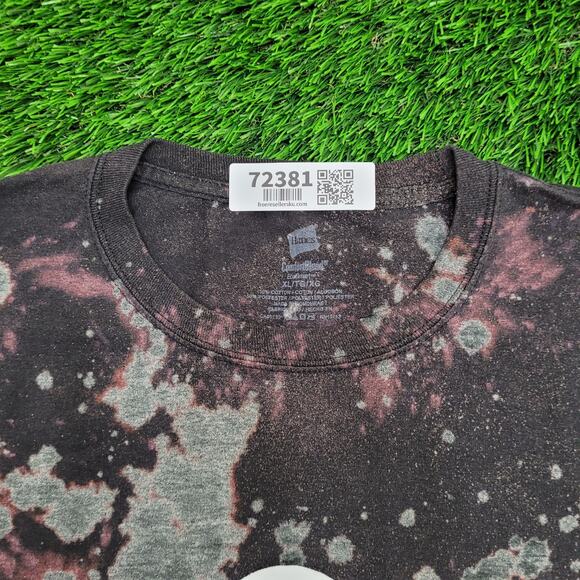 Brokie Shirt XL 23x27 Spellout Bleached - Picture 9 of 11